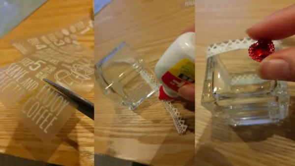 100均 diy ガラスのつまようじ入れ